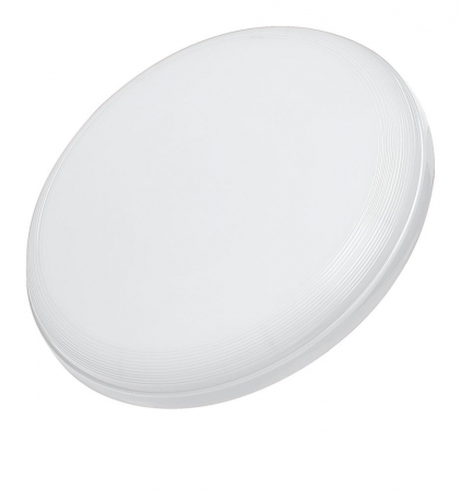 Летающая тарелка-фрисби Yukon, белая купить с нанесением логотипа оптом на заказ в интернет-магазине Санкт-Петербург