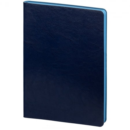 Ежедневник Slip, недатированный, сине-голубой купить с нанесением логотипа оптом на заказ в интернет-магазине Санкт-Петербург