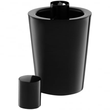 Масляная лампа Tarcia, черная купить с нанесением логотипа оптом на заказ в интернет-магазине Санкт-Петербург