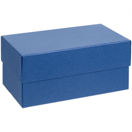 Коробка Storeville, малая, синяя купить с нанесением логотипа оптом на заказ в интернет-магазине Санкт-Петербург