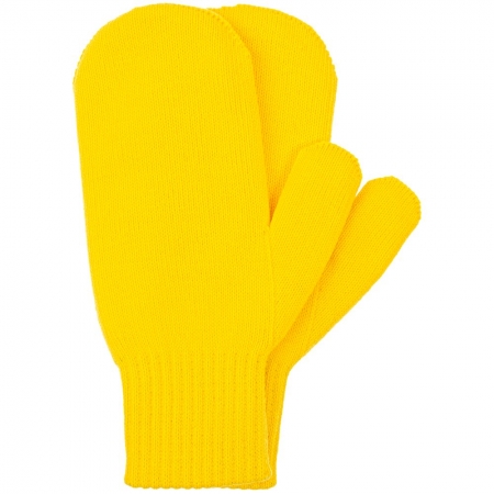 Варежки Life Explorer, желтые купить с нанесением логотипа оптом на заказ в интернет-магазине Санкт-Петербург