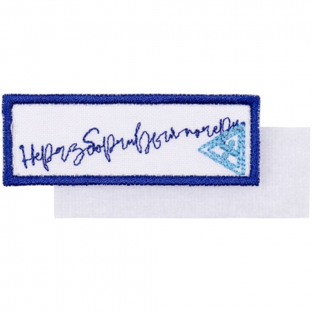 Шеврон на липучке «Неразборчиво» купить с нанесением логотипа оптом на заказ в интернет-магазине Санкт-Петербург