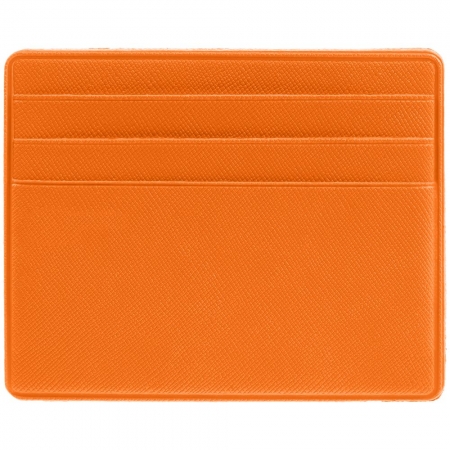 Чехол для карточек Devon, оранжевый купить с нанесением логотипа оптом на заказ в интернет-магазине Санкт-Петербург