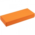Коробка Notes с ложементом для ручки и флешки, оранжевая