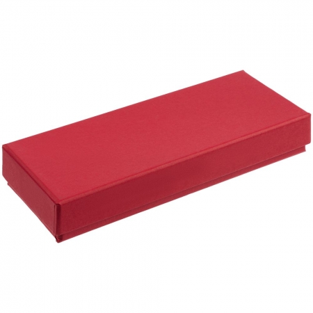 Коробка Notes с ложементом для ручки и флешки, красная купить с нанесением логотипа оптом на заказ в интернет-магазине Санкт-Петербург