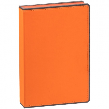 Ежедневник Frame, недатированный, оранжевый с серым купить с нанесением логотипа оптом на заказ в интернет-магазине Санкт-Петербург