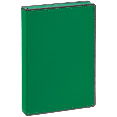 Ежедневник Frame, недатированный, зеленый с серым купить с нанесением логотипа оптом на заказ в интернет-магазине Санкт-Петербург