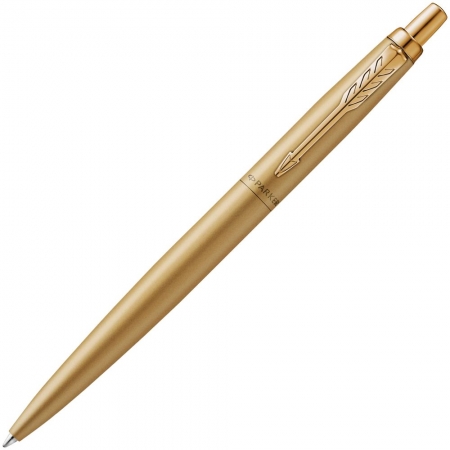 Ручка шариковая Parker Jotter XL Monochrome Gold, золотистая купить с нанесением логотипа оптом на заказ в интернет-магазине Санкт-Петербург