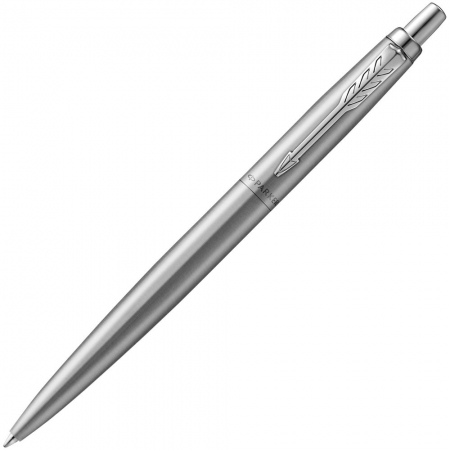 Ручка шариковая Parker Jotter XL Monochrome Grey, серебристая купить с нанесением логотипа оптом на заказ в интернет-магазине Санкт-Петербург