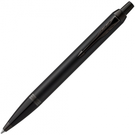 Ручка шариковая Parker IM Achromatic Black купить с нанесением логотипа оптом на заказ в интернет-магазине Санкт-Петербург