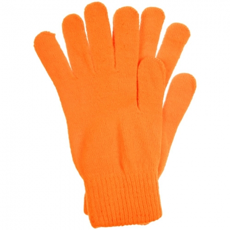 Перчатки Urban Flow, оранжевые купить с нанесением логотипа оптом на заказ в интернет-магазине Санкт-Петербург