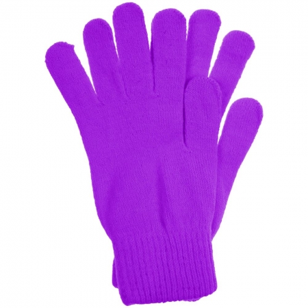 Перчатки Urban Flow, ярко-фиолетовые купить с нанесением логотипа оптом на заказ в интернет-магазине Санкт-Петербург