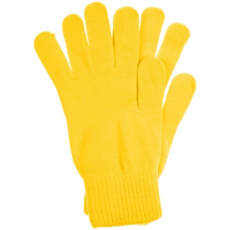 Перчатки Urban Flow, желтые купить с нанесением логотипа оптом на заказ в интернет-магазине Санкт-Петербург