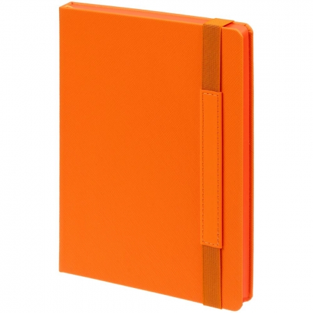 Ежедневник Peel, недатированный, оранжевый купить с нанесением логотипа оптом на заказ в интернет-магазине Санкт-Петербург
