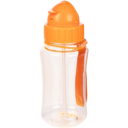 Детская бутылка для воды Nimble, оранжевая купить с нанесением логотипа оптом на заказ в интернет-магазине Санкт-Петербург