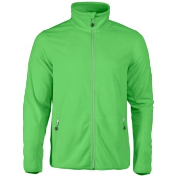 Куртка флисовая мужская TWOHAND зеленое яблоко купить с нанесением логотипа оптом на заказ в интернет-магазине Санкт-Петербург