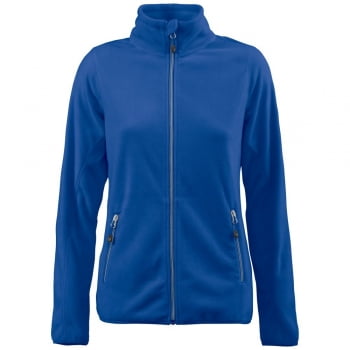 Куртка флисовая женская TWOHAND синяя купить с нанесением логотипа оптом на заказ в интернет-магазине Санкт-Петербург