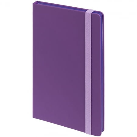 Блокнот Shall, фиолетовый купить с нанесением логотипа оптом на заказ в интернет-магазине Санкт-Петербург