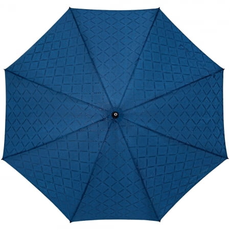 Зонт-трость Magic с проявляющимся рисунком в клетку, темно-синий купить с нанесением логотипа оптом на заказ в интернет-магазине Санкт-Петербург