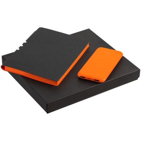 Набор Flexpen Black Energy, оранжевый купить с нанесением логотипа оптом на заказ в интернет-магазине Санкт-Петербург