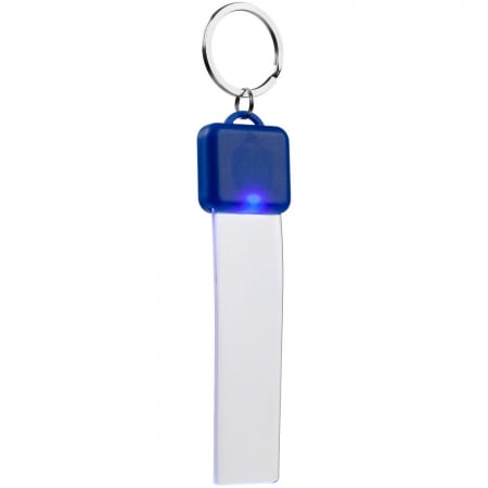 Брелок Backlight с синей подсветкой купить с нанесением логотипа оптом на заказ в интернет-магазине Санкт-Петербург
