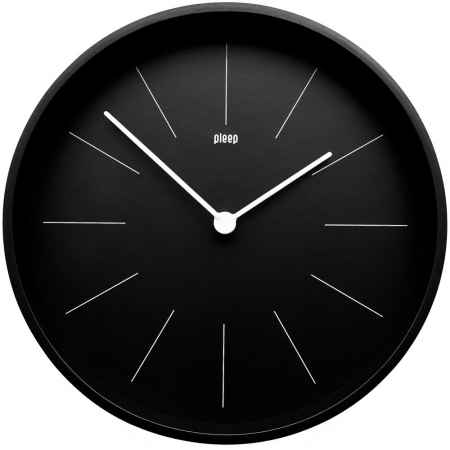 Часы настенные Berne, черные купить с нанесением логотипа оптом на заказ в интернет-магазине Санкт-Петербург