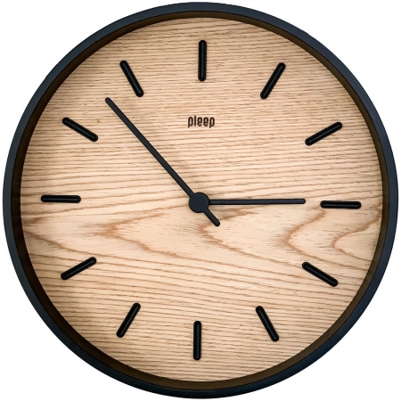 Часы настенные Kiko, дуб купить с нанесением логотипа оптом на заказ в интернет-магазине Санкт-Петербург