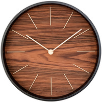 Часы настенные Reed, палисандр купить с нанесением логотипа оптом на заказ в интернет-магазине Санкт-Петербург