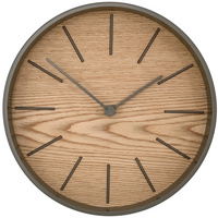 Часы настенные Paco, дуб купить с нанесением логотипа оптом на заказ в интернет-магазине Санкт-Петербург