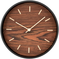 Часы настенные Echo, палисандр купить с нанесением логотипа оптом на заказ в интернет-магазине Санкт-Петербург