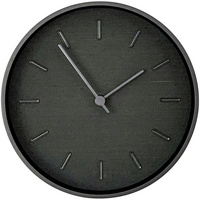 Часы настенные Beam, черное дерево купить с нанесением логотипа оптом на заказ в интернет-магазине Санкт-Петербург