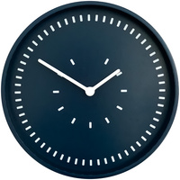 Часы настенные Tweet, синие купить с нанесением логотипа оптом на заказ в интернет-магазине Санкт-Петербург