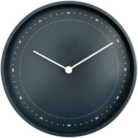 Часы настенные Slik, темно-синие купить с нанесением логотипа оптом на заказ в интернет-магазине Санкт-Петербург
