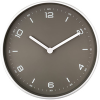 Часы настенные Milton, кофейно-коричневые купить с нанесением логотипа оптом на заказ в интернет-магазине Санкт-Петербург