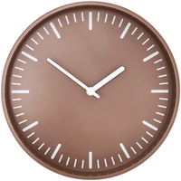 Часы настенные Bijou, серо-бежевые купить с нанесением логотипа оптом на заказ в интернет-магазине Санкт-Петербург