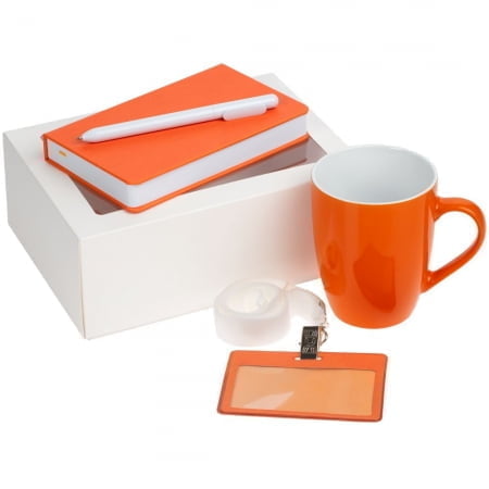 Набор Hop In, оранжевый купить с нанесением логотипа оптом на заказ в интернет-магазине Санкт-Петербург