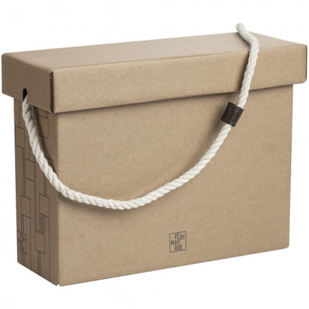 Коробка Very Marque, малая, крафт купить с нанесением логотипа оптом на заказ в интернет-магазине Санкт-Петербург