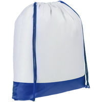 Рюкзак детский Classna, белый с синим купить с нанесением логотипа оптом на заказ в интернет-магазине Санкт-Петербург