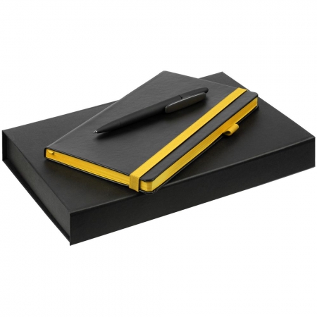 Набор Ton, черный с желтым купить с нанесением логотипа оптом на заказ в интернет-магазине Санкт-Петербург
