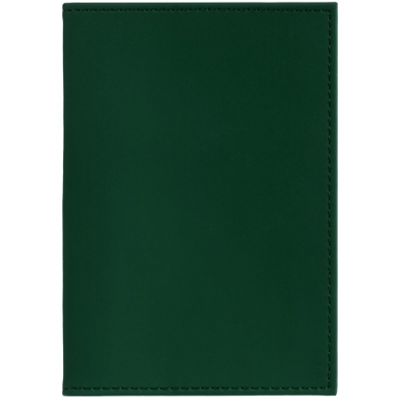 Обложка для паспорта Shall, зеленая купить с нанесением логотипа оптом на заказ в интернет-магазине Санкт-Петербург