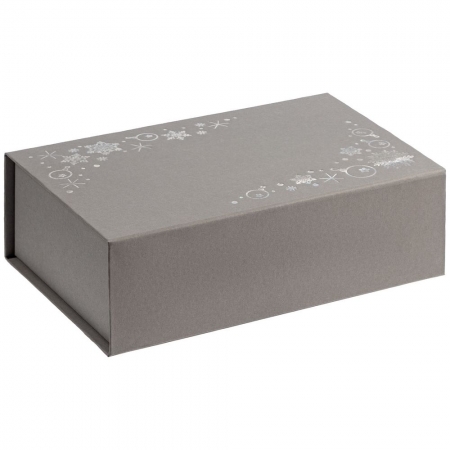 Коробка Frosto, S, серая купить с нанесением логотипа оптом на заказ в интернет-магазине Санкт-Петербург