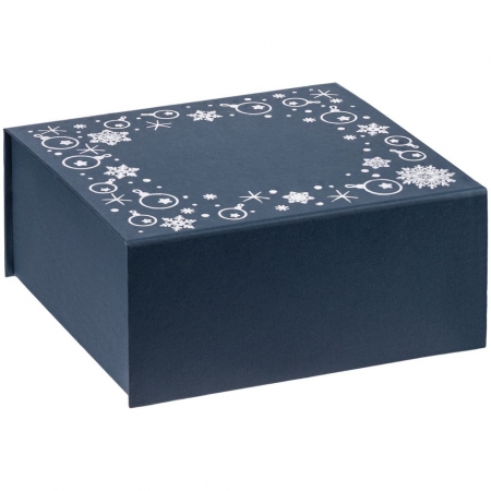 Коробка Frosto, M, синяя купить с нанесением логотипа оптом на заказ в интернет-магазине Санкт-Петербург