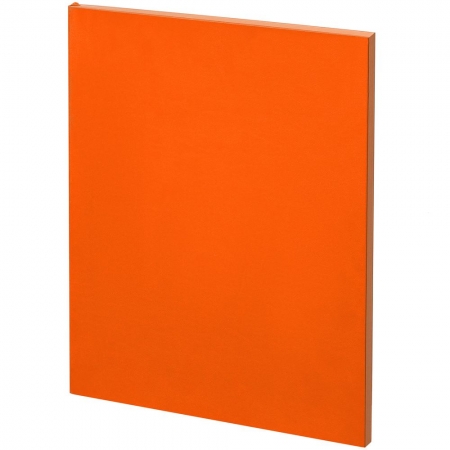 Ежедневник Flat Maxi, недатированный, оранжевый купить с нанесением логотипа оптом на заказ в интернет-магазине Санкт-Петербург
