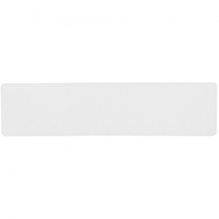 Наклейка тканевая Lunga, S, белая купить с нанесением логотипа оптом на заказ в интернет-магазине Санкт-Петербург