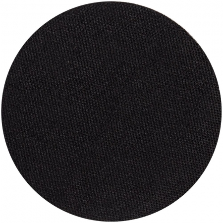Наклейка тканевая Lunga Round, M, черная купить с нанесением логотипа оптом на заказ в интернет-магазине Санкт-Петербург