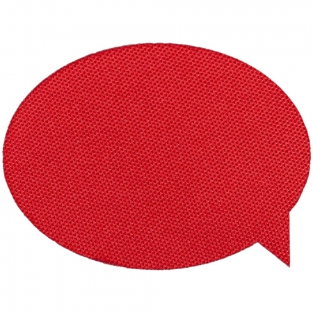Наклейка тканевая Lunga Bubble, M, красная купить с нанесением логотипа оптом на заказ в интернет-магазине Санкт-Петербург