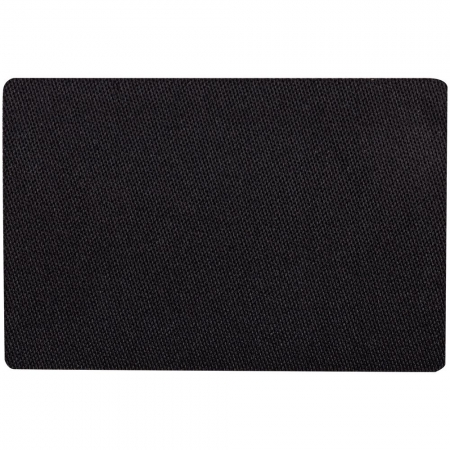 Наклейка тканевая Lunga, L, черная купить с нанесением логотипа оптом на заказ в интернет-магазине Санкт-Петербург