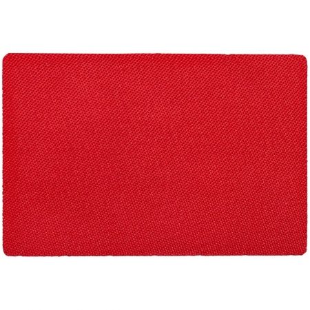 Наклейка тканевая Lunga, L, красная купить с нанесением логотипа оптом на заказ в интернет-магазине Санкт-Петербург