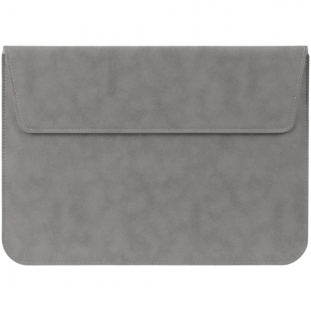 Чехол для ноутбука Nubuk, светло-серый купить с нанесением логотипа оптом на заказ в интернет-магазине Санкт-Петербург