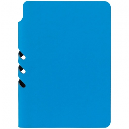 Ежедневник Flexpen Mini, недатированный, голубой купить с нанесением логотипа оптом на заказ в интернет-магазине Санкт-Петербург